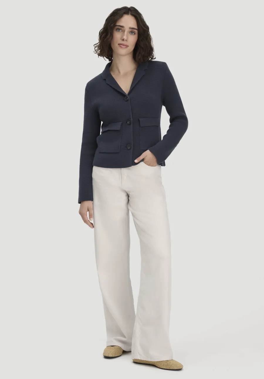 Jeans ALVA Wide Leg UNDYED aus Bio-Baumwolle mit TENCEL™ Lyocell von hessnatur