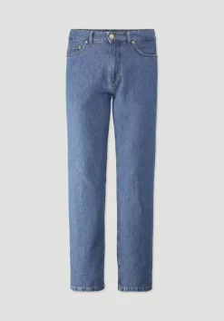 Jeans BEN Regular Straight aus Bio-Denim mit TENCEL™ Lyocell und Leinen von hessnatur