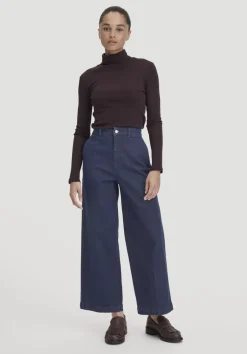Jeans Culotte BETTER RECYCLING aus Bio-Denim von hessnatur