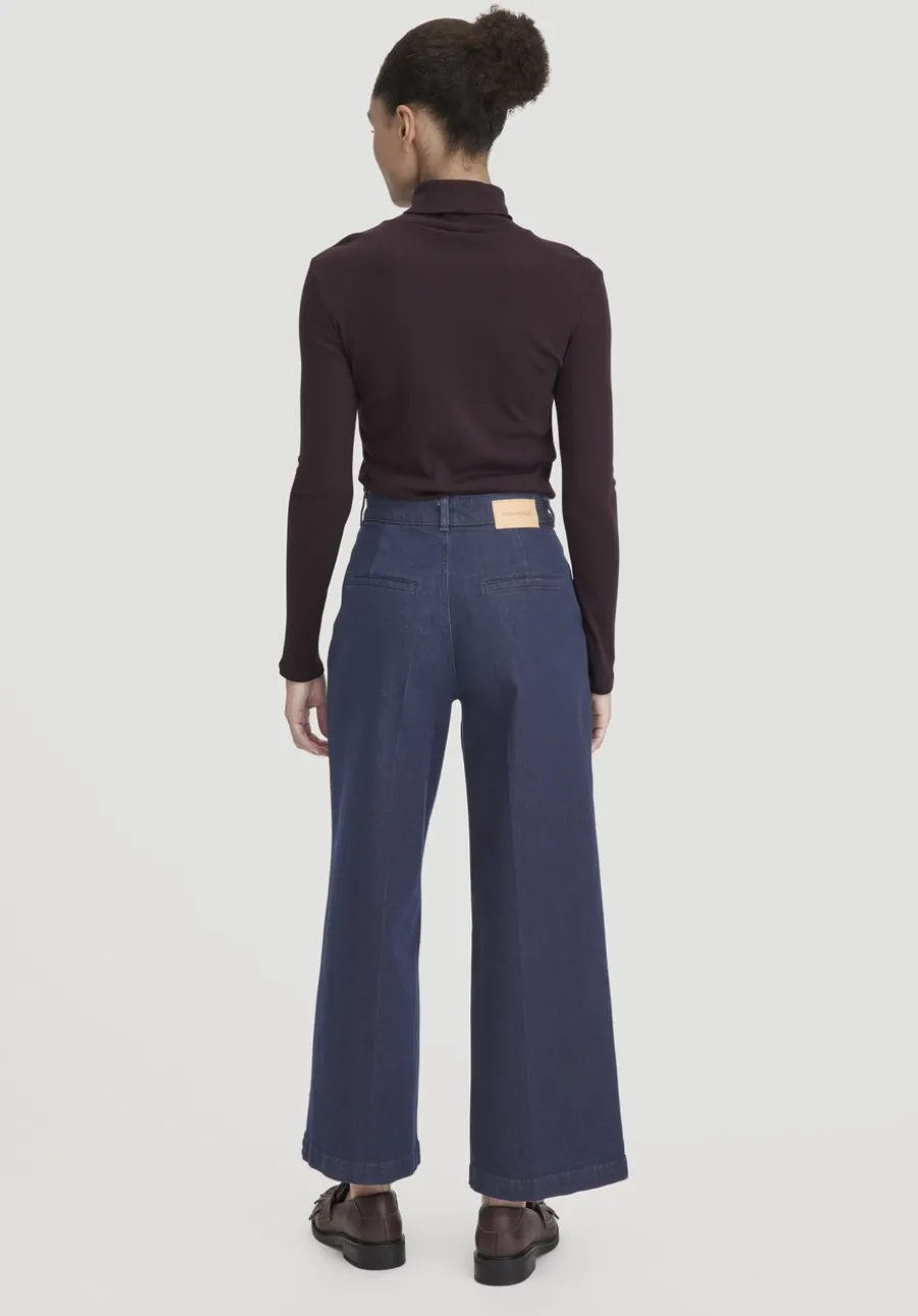 Jeans Culotte BETTER RECYCLING aus Bio-Denim von hessnatur