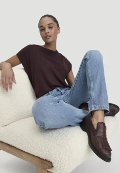 Jeans HANNA Mom High Rise aus reinem Bio-Denim von hessnatur