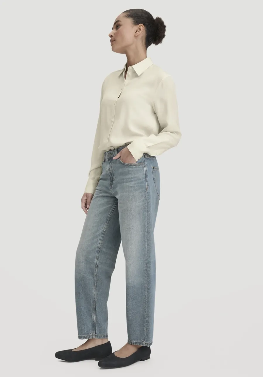 Jeans NELE Barrel Leg aus reiner Bio-Baumwolle von hessnatur