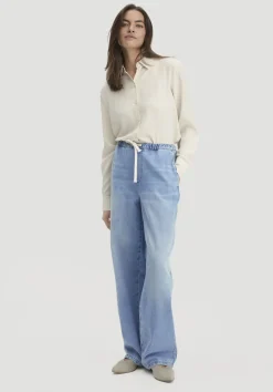 Jeans Wide Leg aus reinem Bio-Denim von hessnatur