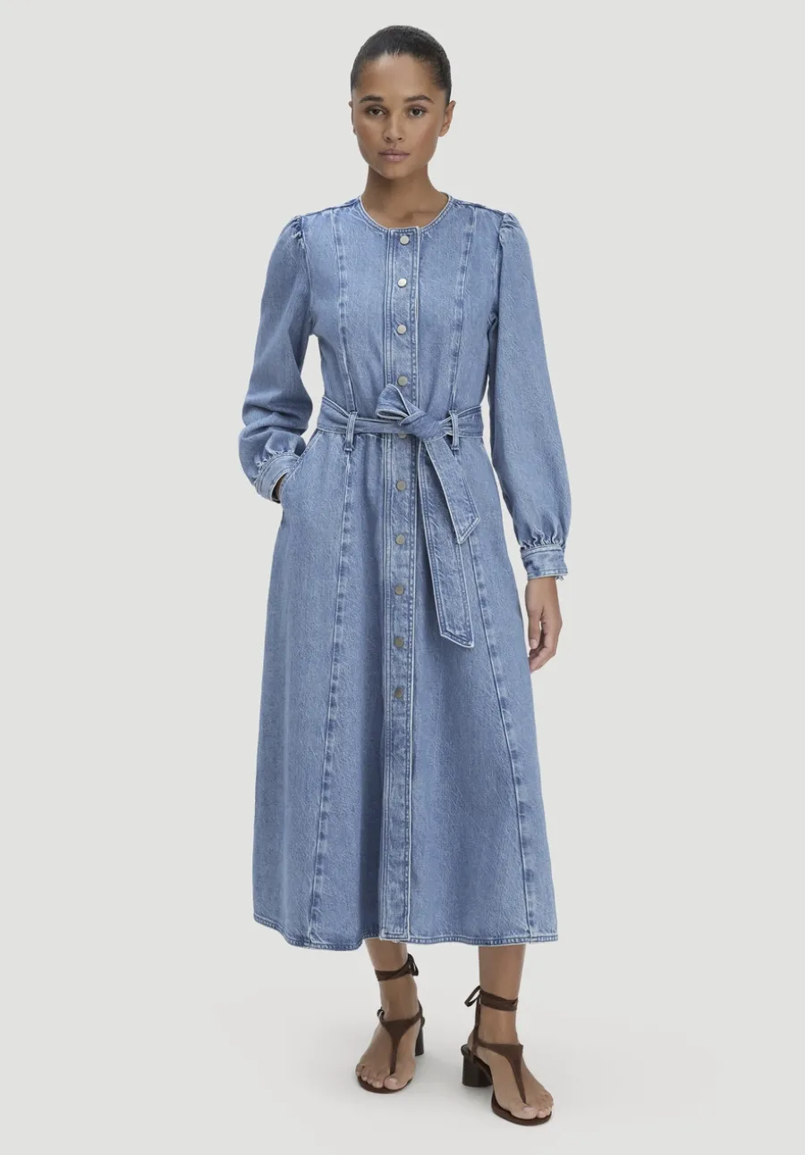 Jeanskleid Regular Midi aus Bio-Baumwolle und TENCEL™ Lyocell von hessnatur
