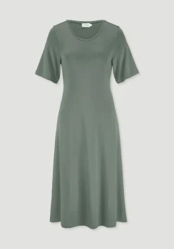 Jersey Kleid Kniebedeckend Slim aus TENCEL™ Lyocell von hessnatur