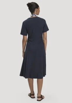 Jersey Kleid Kniebedeckend Slim aus reiner Bio-Baumwolle von hessnatur