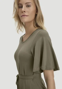 Jersey Kleid Kniebedeckend Slim aus TENCEL™ Lyocell von hessnatur