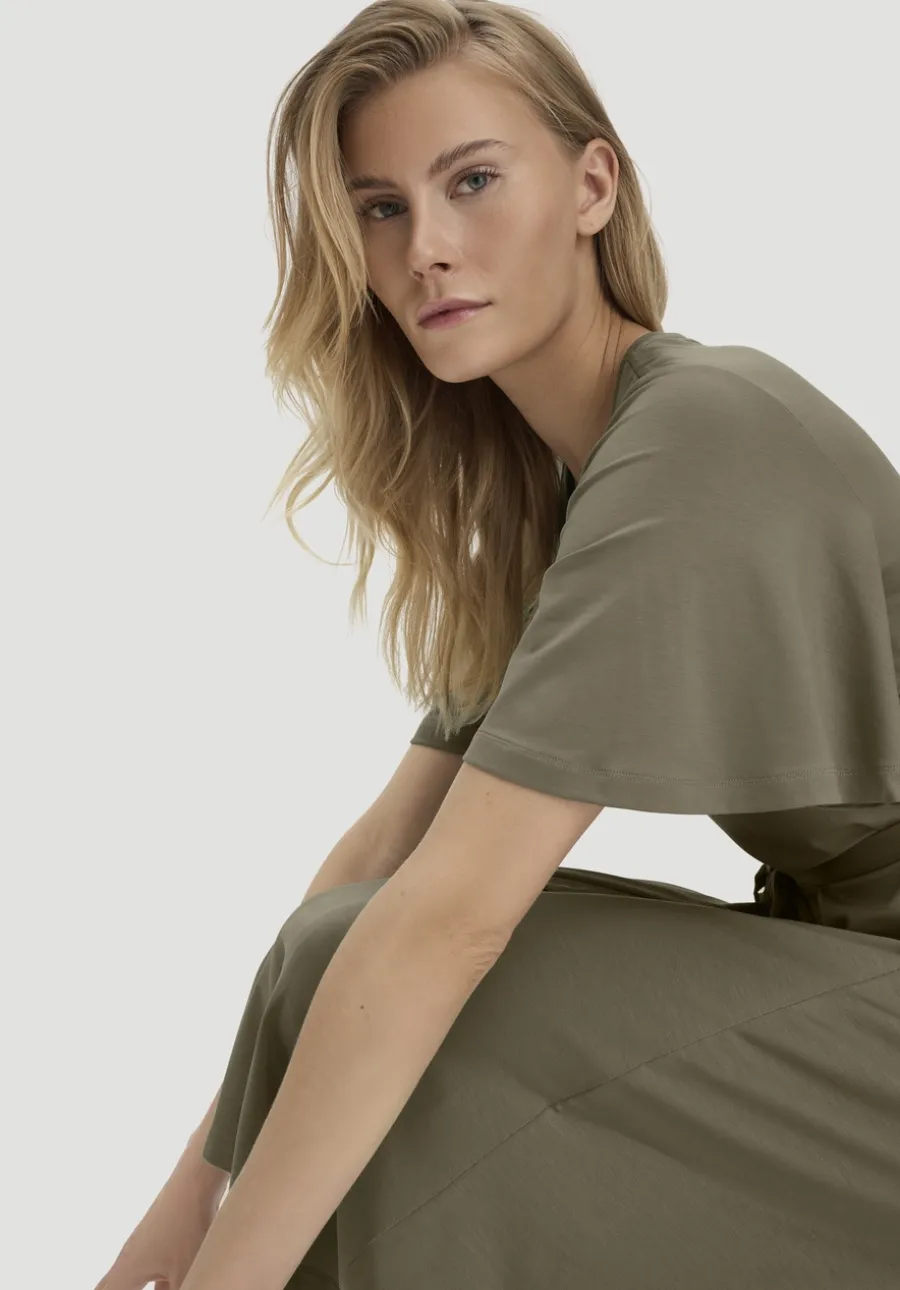 Jersey Kleid Kniebedeckend Slim aus TENCEL™ Lyocell von hessnatur