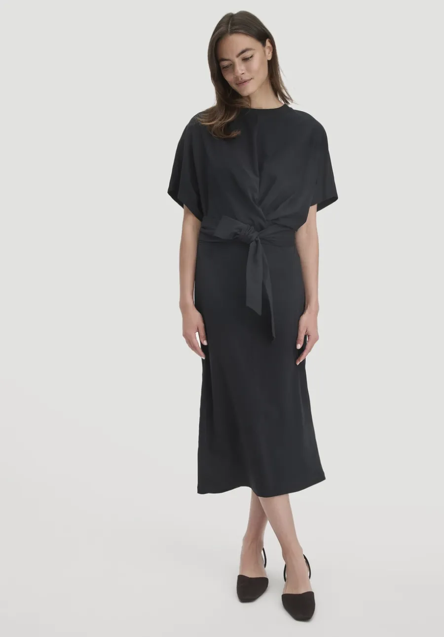Jersey Kleid Midi Oversize aus reiner Bio-Baumwolle von hessnatur