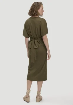 Jersey Kleid Midi Oversize aus reiner Bio-Baumwolle von hessnatur