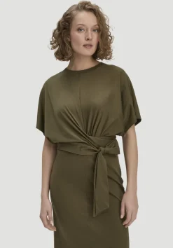 Jersey Kleid Midi Oversize aus reiner Bio-Baumwolle von hessnatur