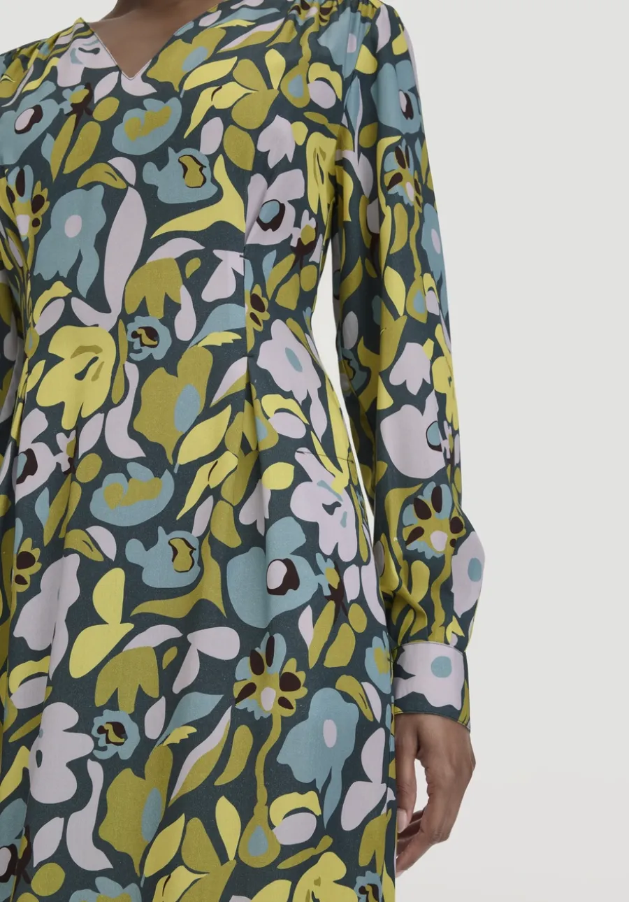 Kleid Knöchellang Regular aus LENZING™ ECOVERO™ Satin von hessnatur