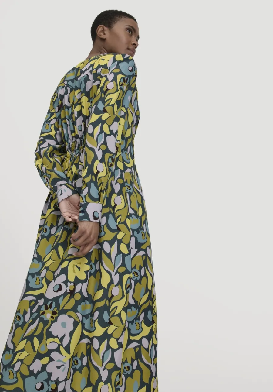 Kleid Knöchellang Regular aus LENZING™ ECOVERO™ Satin von hessnatur