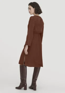 Kleid Kniebedeckend aus reinem TENCEL™ Lyocell von hessnatur