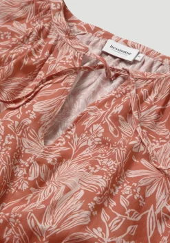 Kleid mit Taillierung Maxi aus reiner Bio-Baumwolle von hessnatur