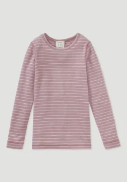 Langarmshirt aus Bio-Merinowolle mit Seide von hessnatur