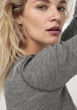 Langarmshirt SILK & WARM TOUCH mit Bio-Merinowolle und Seide von hessnatur