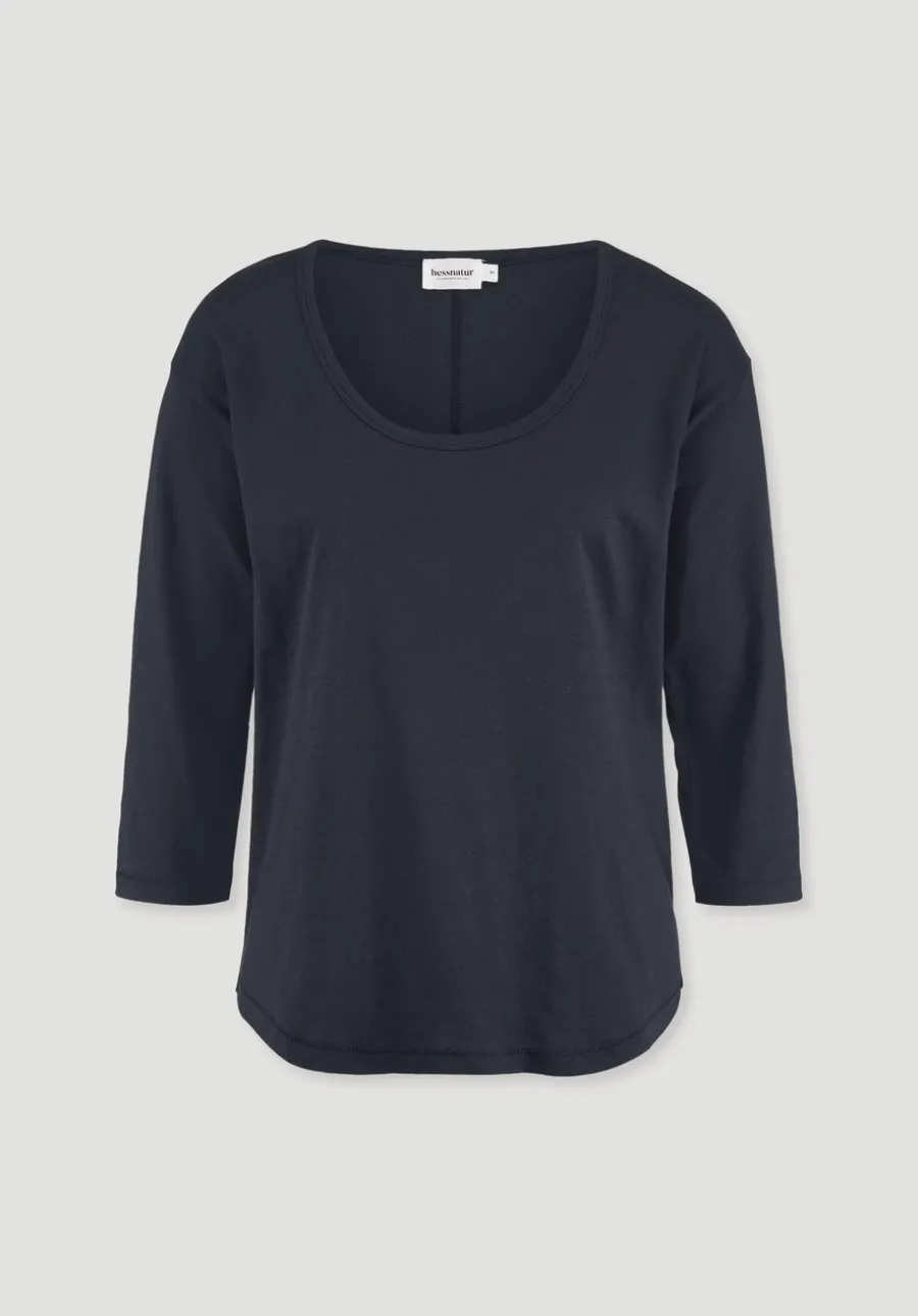 Light Slub Longsleeve Relaxed aus reiner Bio-Baumwolle von hessnatur