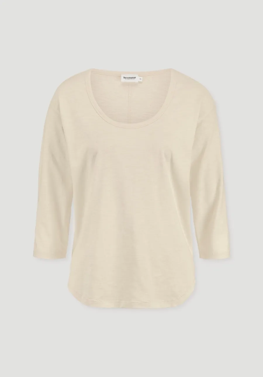 Light Slub Longsleeve Relaxed aus reiner Bio-Baumwolle von hessnatur