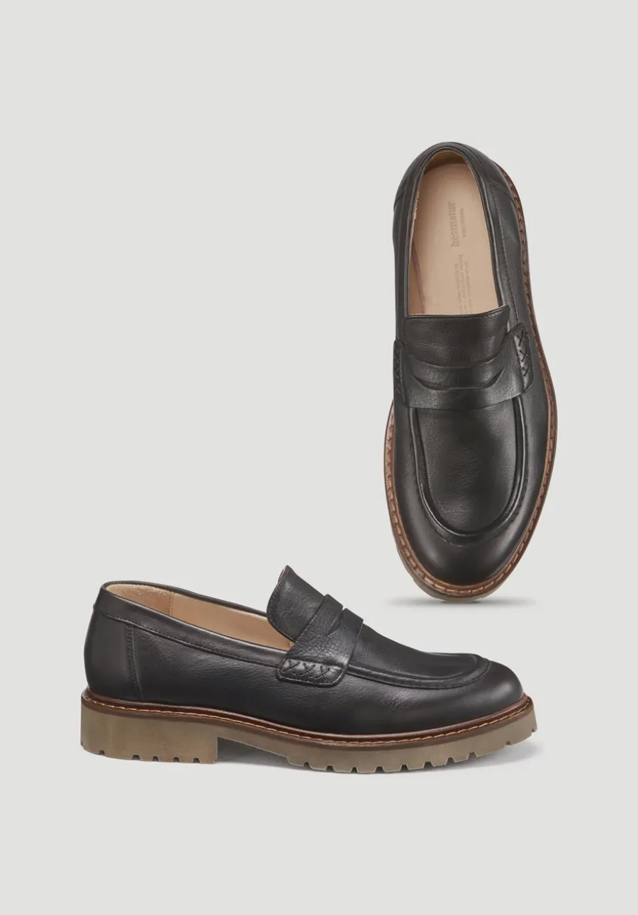Loafer aus chromfrei gegerbtem Leder von hessnatur