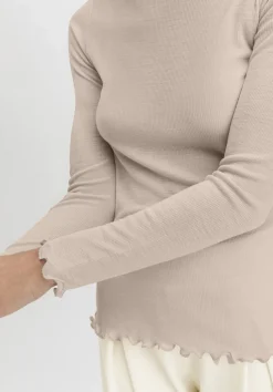 Longsleeve mit Rollkragen WARM TOUCH aus Bio-Merinowolle und TENCEL™ Lyocell von hessnatur