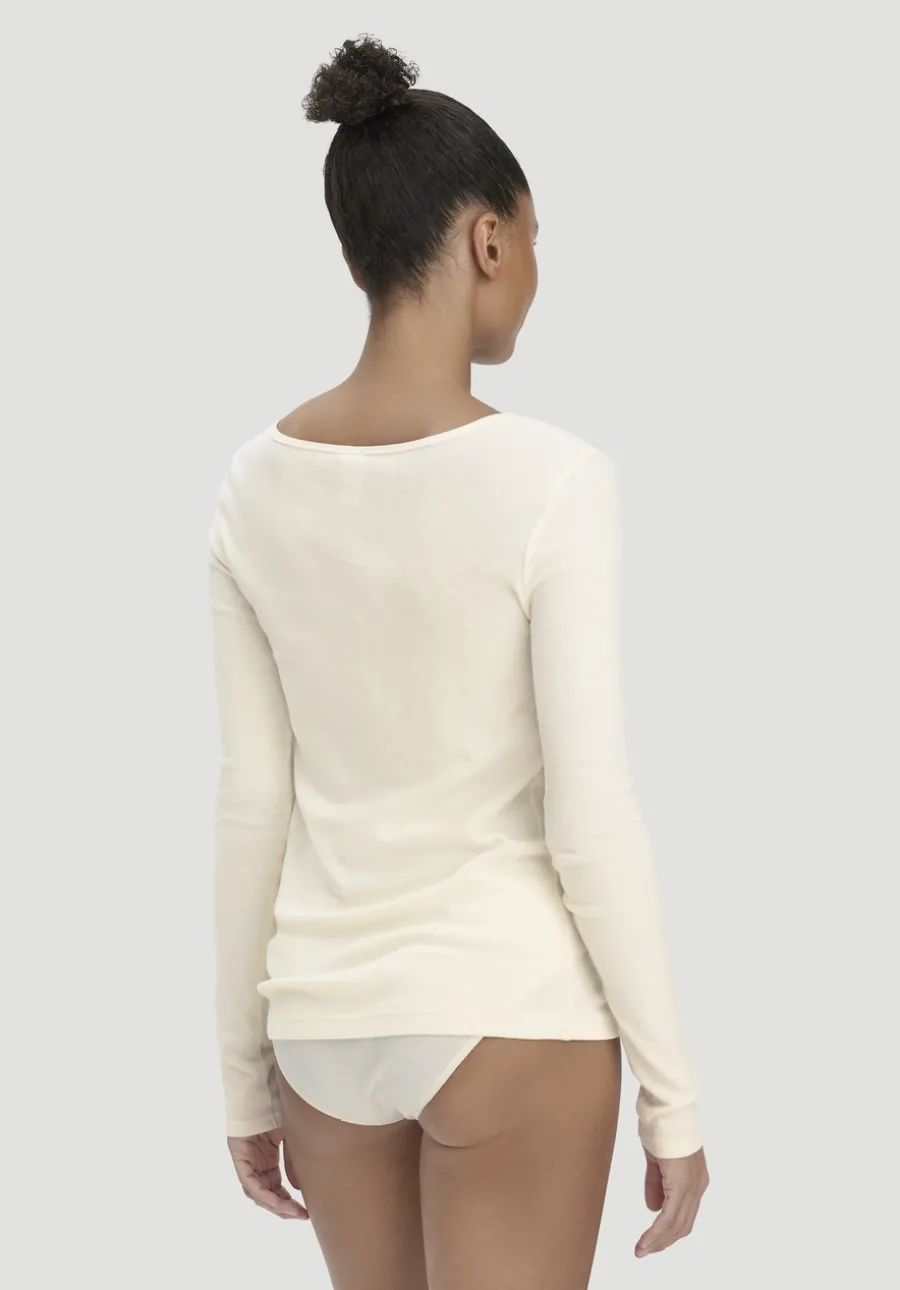 Longsleeve PURE NATURE aus reiner Bio-Baumwolle von hessnatur