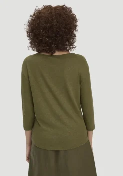 Longsleeve Relaxed aus Leinen mit reiner Bio-Baumwolle von hessnatur