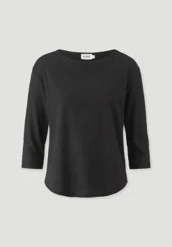 Longsleeve Relaxed aus Leinen mit reiner Bio-Baumwolle von hessnatur
