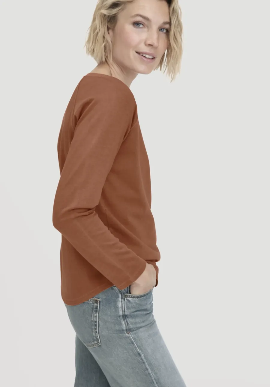 Longsleeve Relaxed aus reiner Bio-Baumwolle von hessnatur