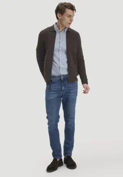Milano Strick Jacke Regular aus Bio-Baumwolle mit Bio-Merinowolle von hessnatur