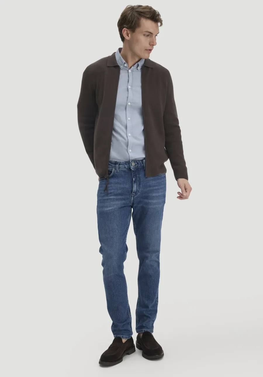 Milano Strick Jacke Regular aus Bio-Baumwolle mit Bio-Merinowolle von hessnatur