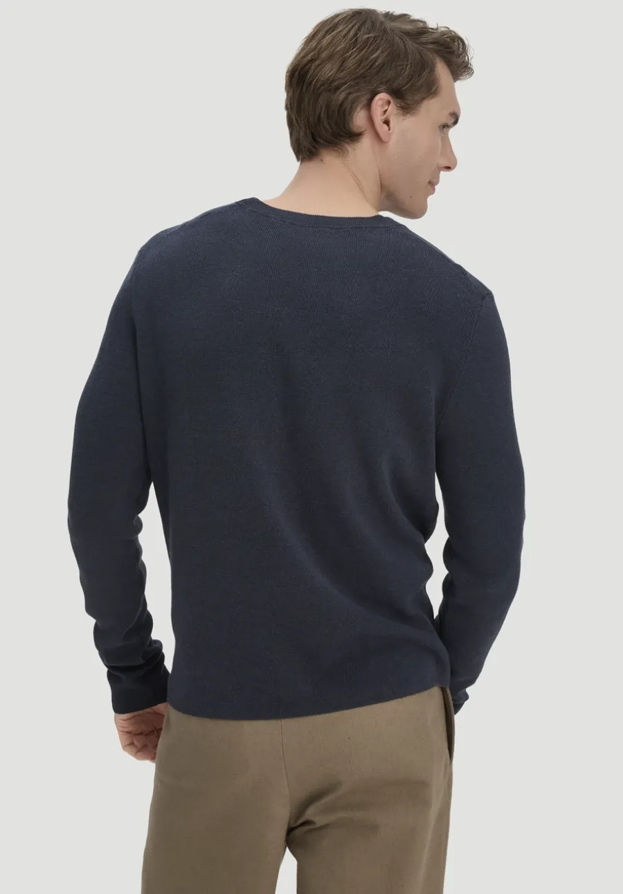 Milano Strick Pullover Regular aus Leinen mit Bio-Baumwolle und LENZING™ ECOVERO™ Viskose von hessnatur