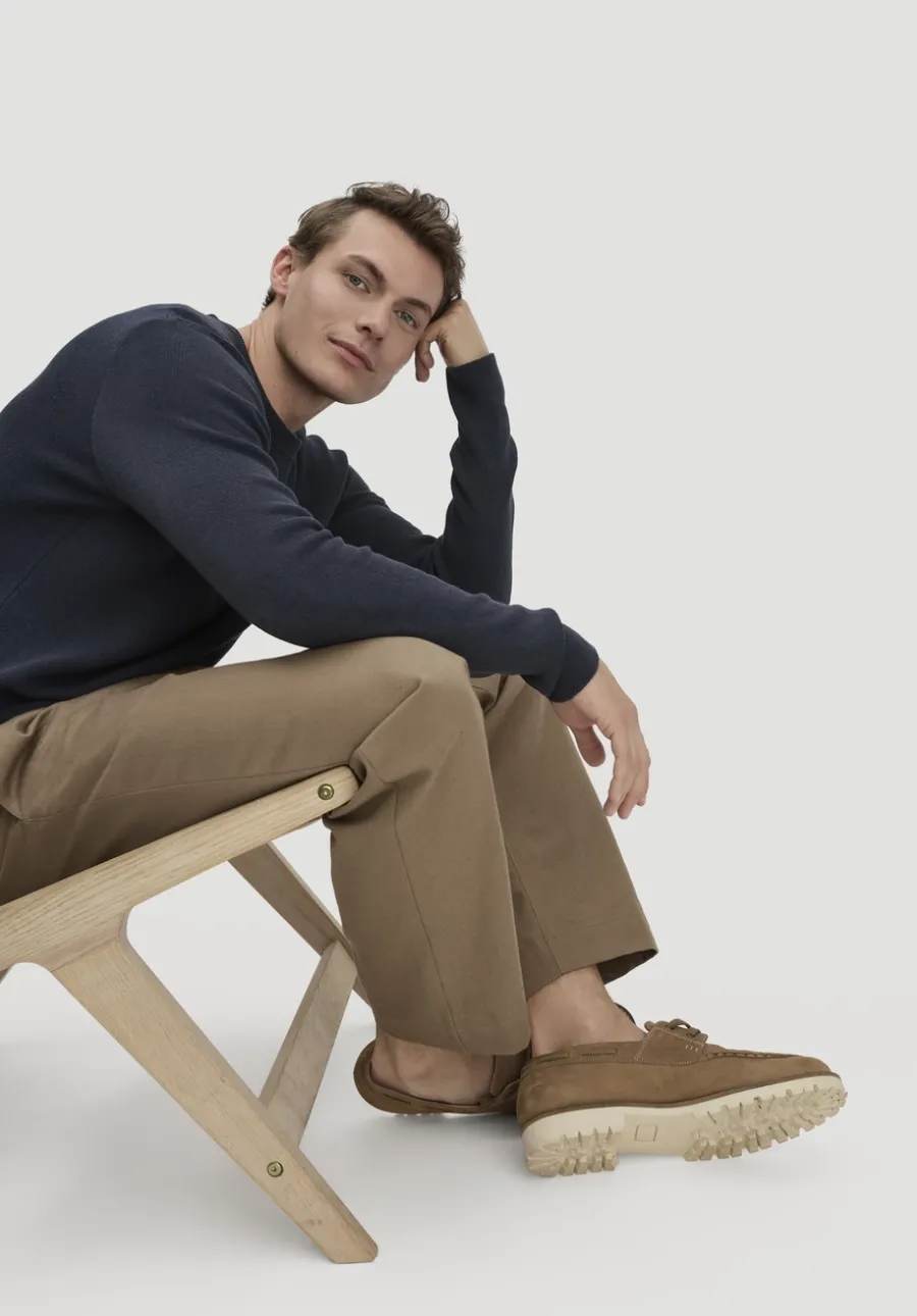 Milano Strick Pullover Regular aus Leinen mit Bio-Baumwolle und LENZING™ ECOVERO™ Viskose von hessnatur