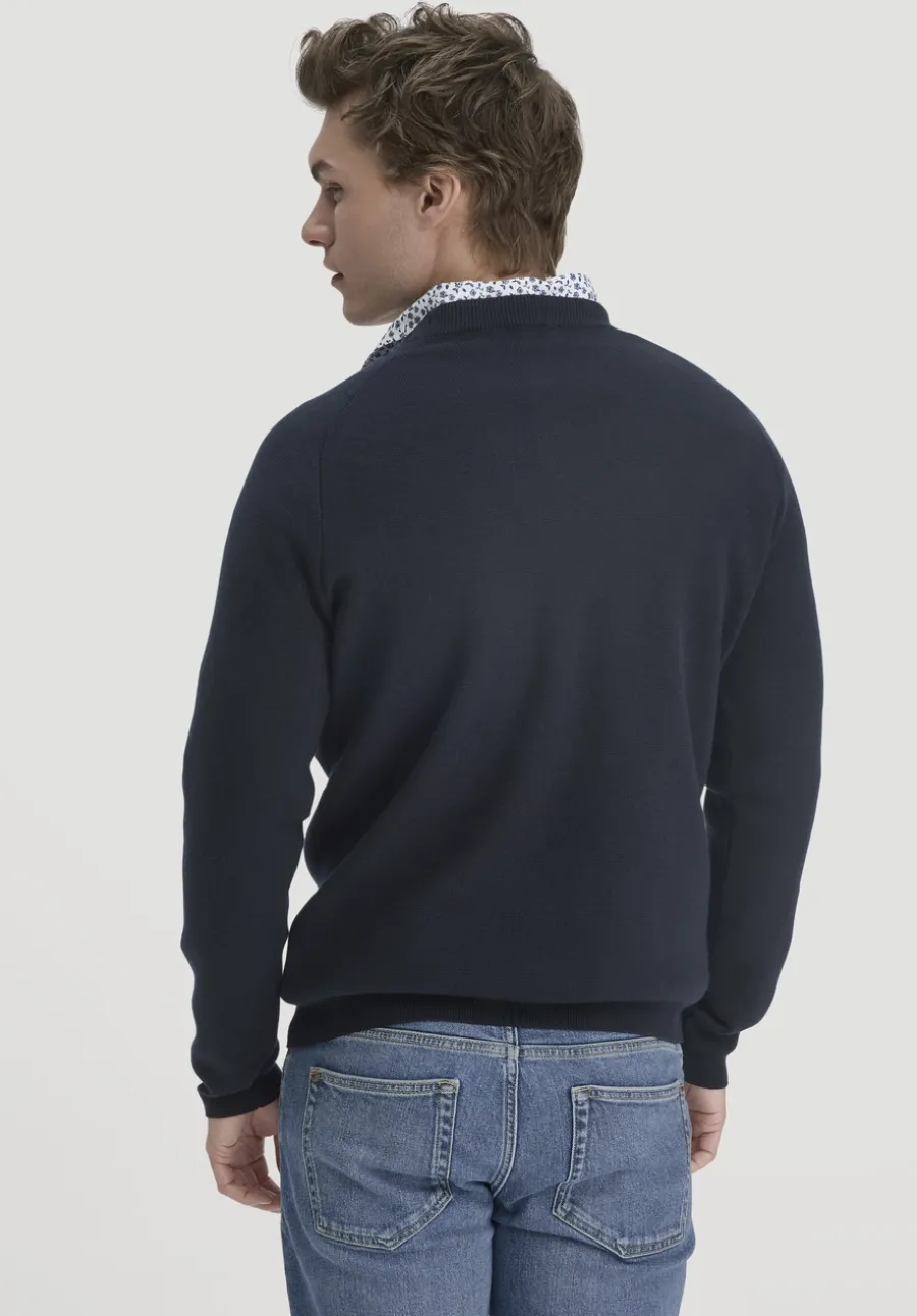 Milano Strick Pullover Regular aus Bio-Merinowolle und Bio-Baumwolle von hessnatur
