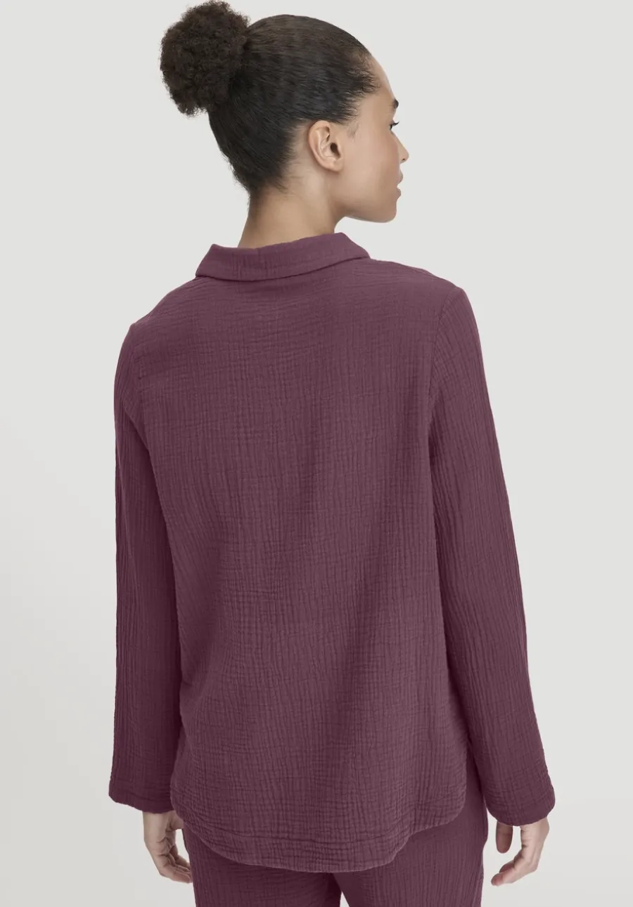 Musselin Hemd Oversize PURE COMFORT aus reiner Bio-Baumwolle von hessnatur