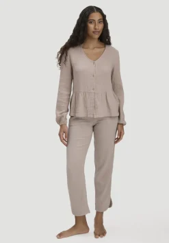 Musselin Schlafhose Regular PURE COMFORT aus reiner Bio-Baumwolle von hessnatur