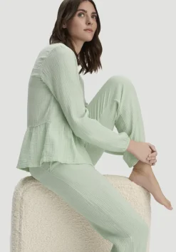 Musselin Schlafhose Regular PURE COMFORT aus reiner Bio-Baumwolle von hessnatur