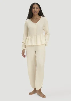Musselin Schlafhose Regular PURE COMFORT aus reiner Bio-Baumwolle von hessnatur