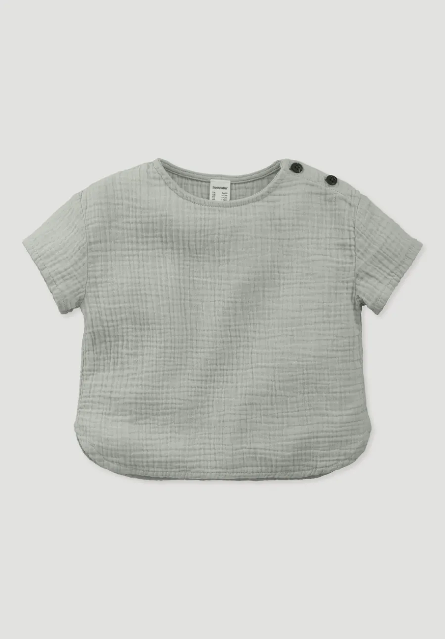 Musselin Shirt aus reiner Bio-Baumwolle von hessnatur