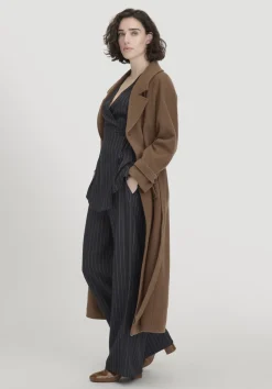 Nadelstreifenhose Wide Leg Relaxed aus reiner LENZING™ ECOVERO™ Viskose von hessnatur