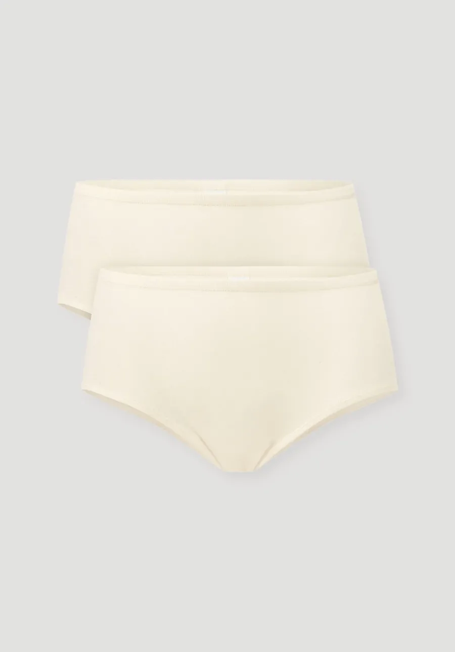 Panty Regular Cut 2er-Pack PURE COTTON aus reiner Bio-Baumwolle von hessnatur