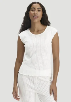 Pointelle Schlafshirt PURE COTTON aus reiner Bio-Baumwolle von hessnatur