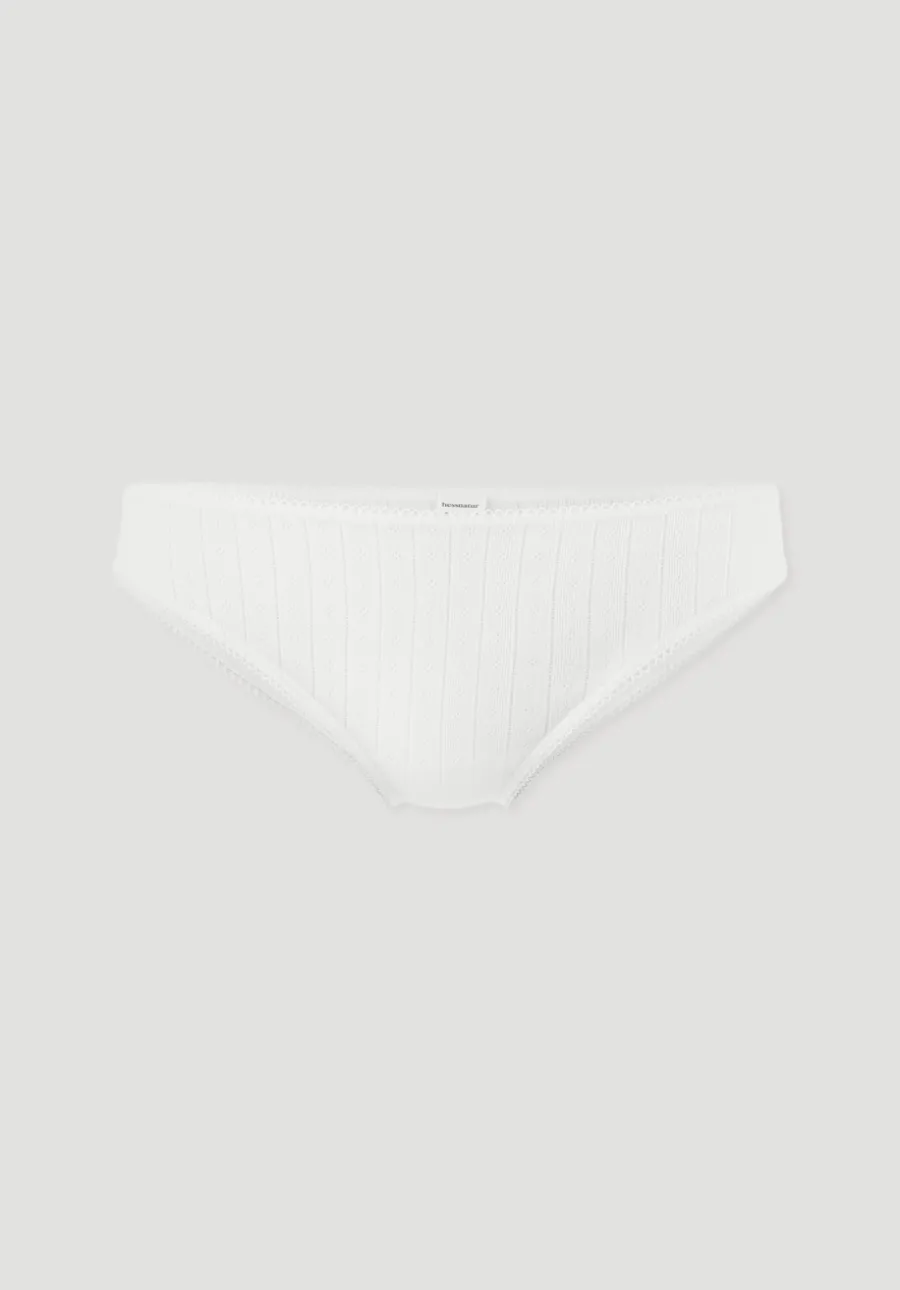 Pointelle Slip Regular Cut PURE COTTON aus reiner Bio-Baumwolle von hessnatur