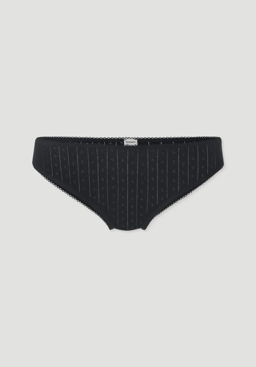 Pointelle Slip Regular Cut PURE COTTON aus reiner Bio-Baumwolle von hessnatur