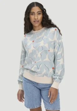 Print Sweatshirt Oversize BETTER RECYCLING aus reiner Bio-Baumwolle von hessnatur