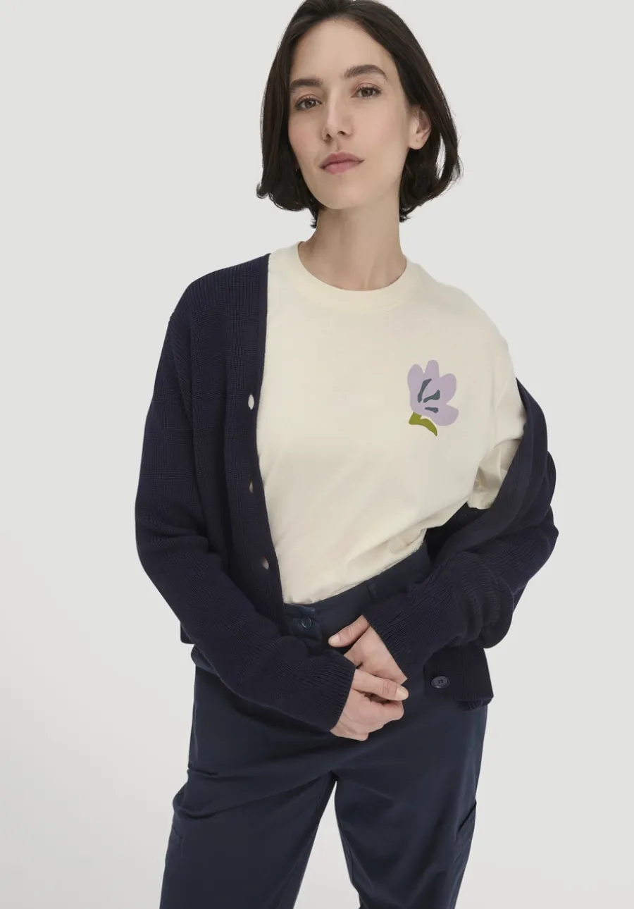 Print T-Shirt Oversize aus reiner Bio-Baumwolle von hessnatur
