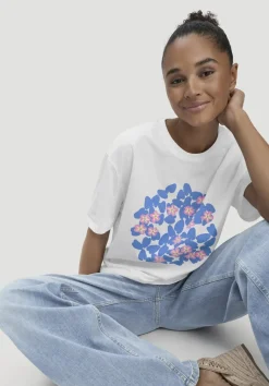 Print T-Shirt Oversize LIV LEE aus reiner Bio-Baumwolle von hessnatur