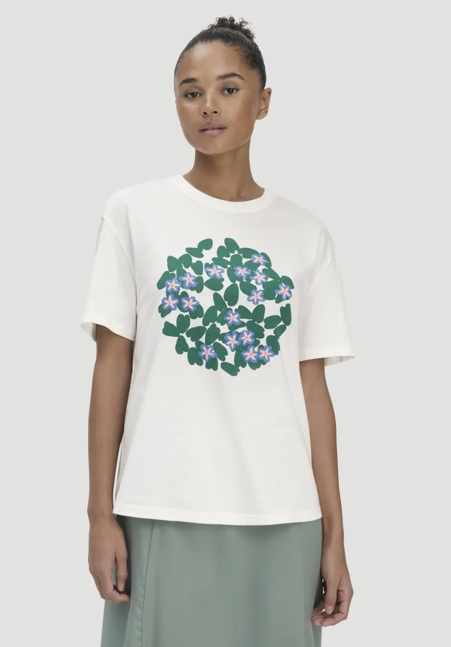 Print T-Shirt Oversize LIV LEE aus reiner Bio-Baumwolle von hessnatur