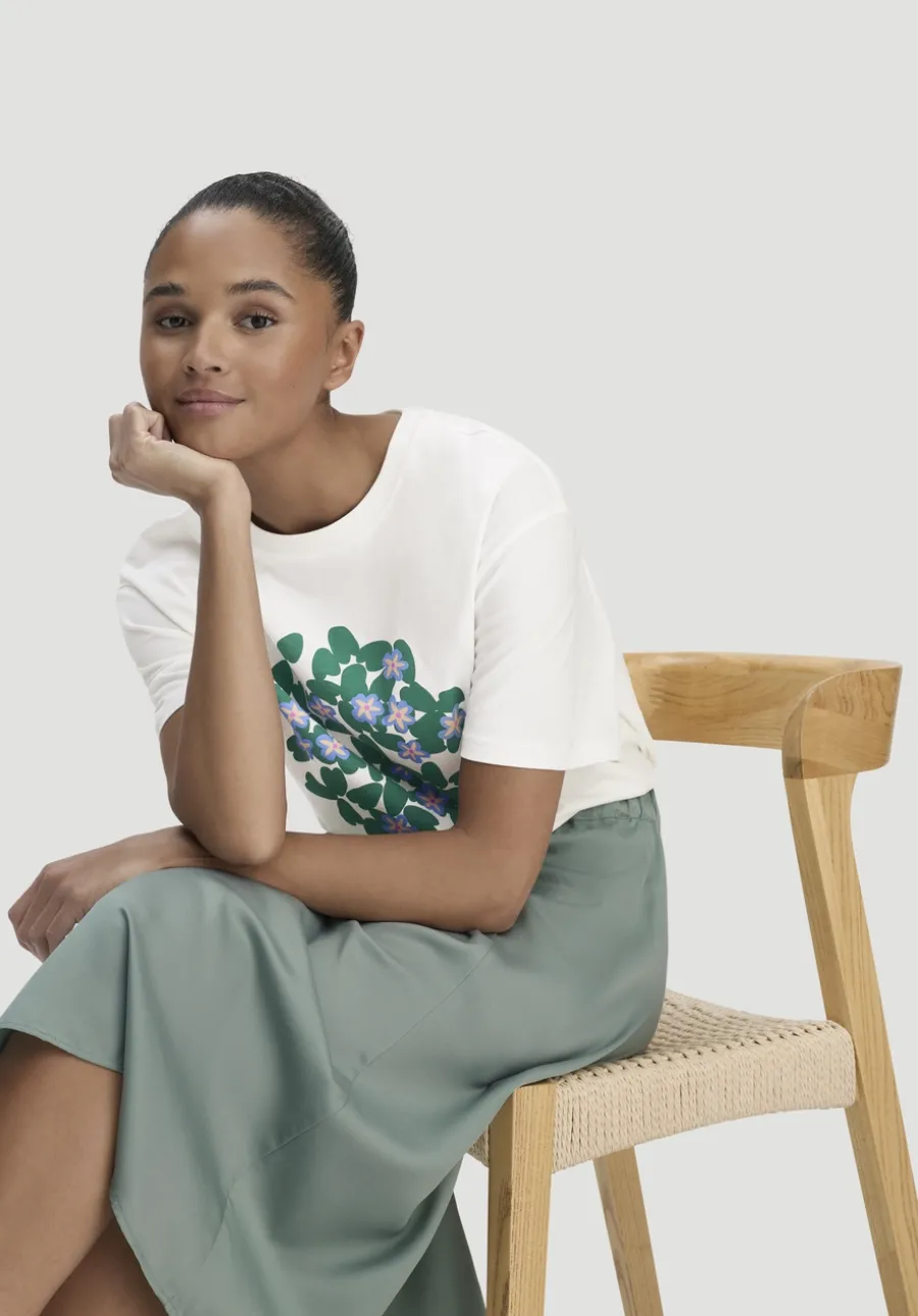 Print T-Shirt Oversize LIV LEE aus reiner Bio-Baumwolle von hessnatur