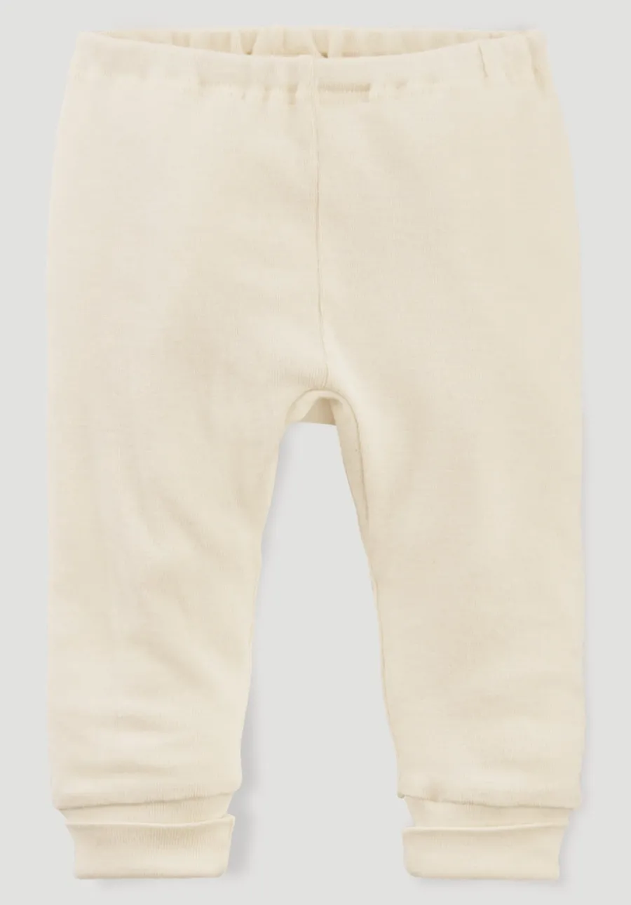 Pyjama aus Bio-Baumwolle mit Bio-Merinowolle und Seide von hessnatur